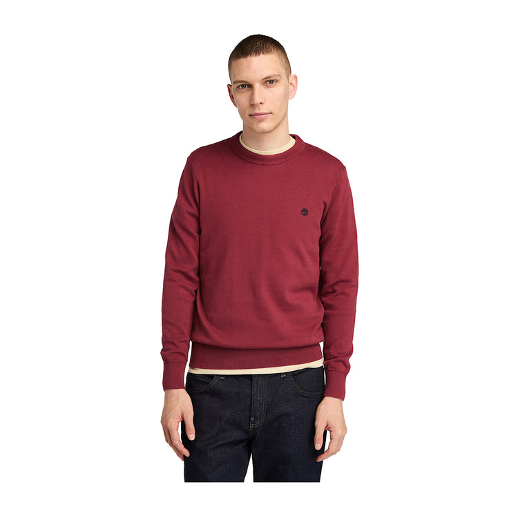 Modello frontale Maglione Uomo Williams River Rosso