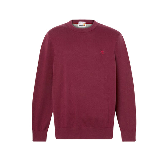 Maglione Uomo in cotone Williams River Bordeaux