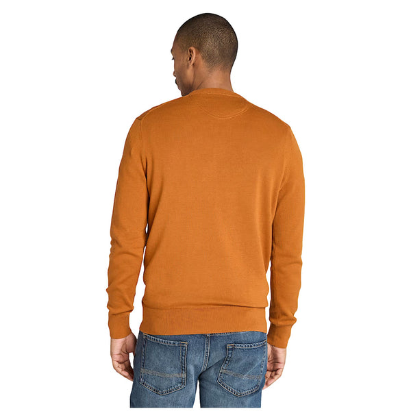 Maglione Uomo in cotone Williams River Arancione modello retro