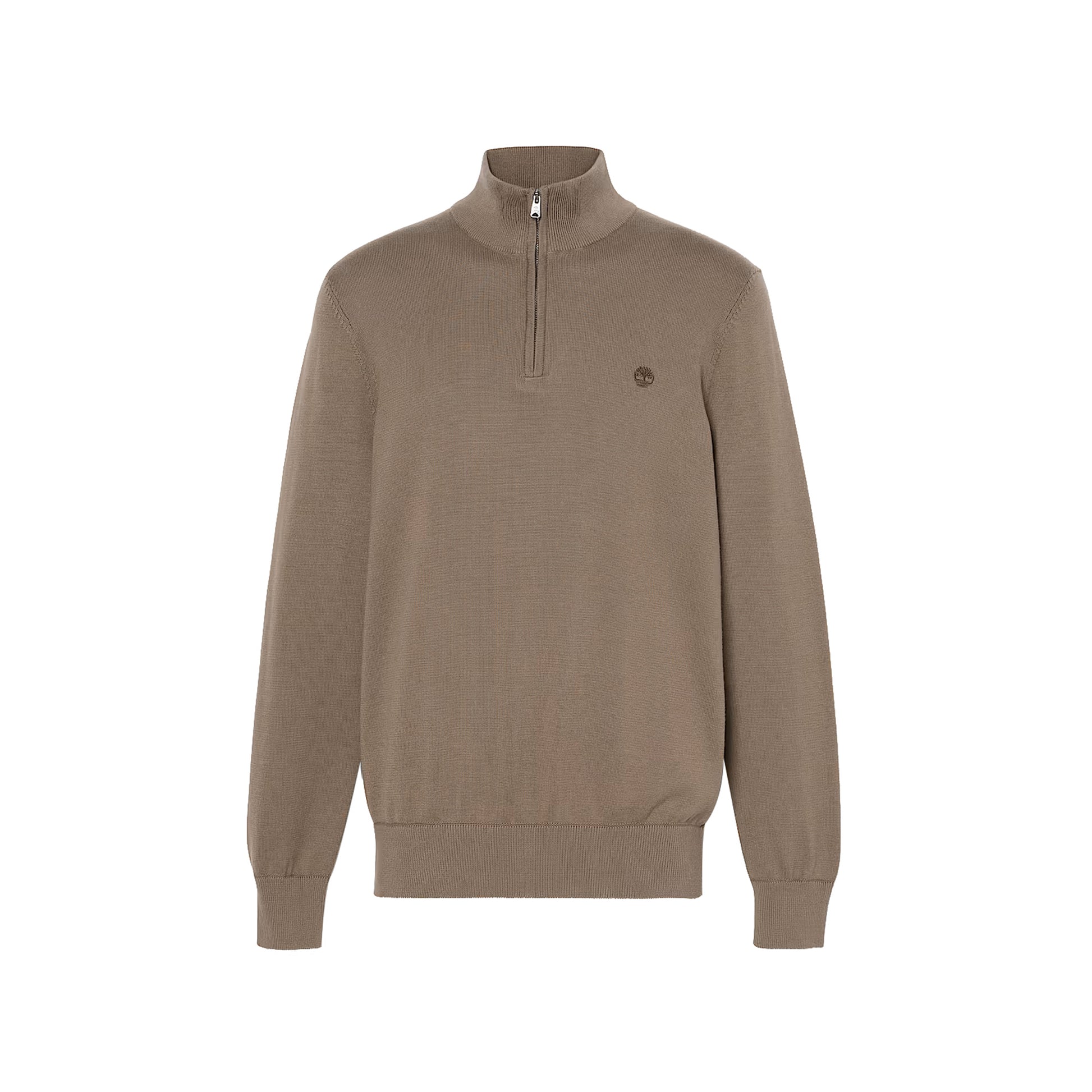 Maglione Uomo zip Williams River Marrone