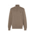 Maglione Uomo zip Williams River Marrone