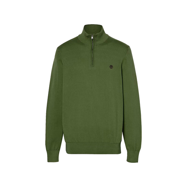 Maglione Uomo con zip Williams River Verde