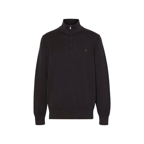 Maglione Uomo con zip Williams River nero