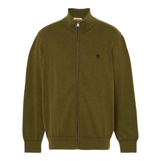 Maglione Uomo con Zip Williams River Verde