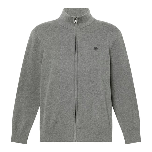 Maglione Uomo a zip intera Williams River Grigio