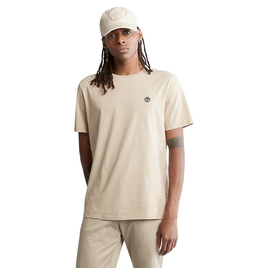 T-shirt Dunstan River da Uomo in beige chiaro modello frontale