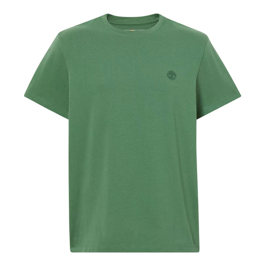 T-shirt uomo girocollo verde scuro
