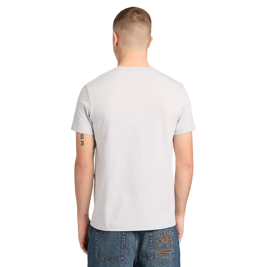 T-shirt uomo a girocollo grigia