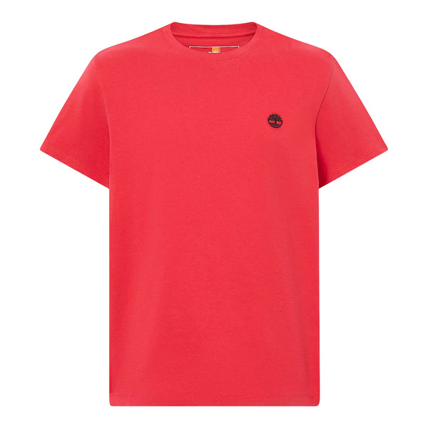 T-shirt a girocollo rossa Slim Fit