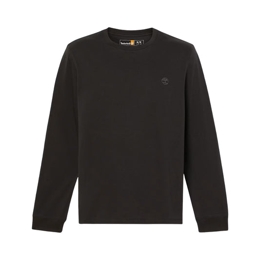 T-shirt a Maniche Lunghe Dunstan River da Uomo in colore nero