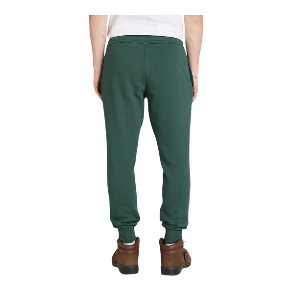 Pantalone Uomo Exter River Verde, con orlo a coste e logo ricamato 