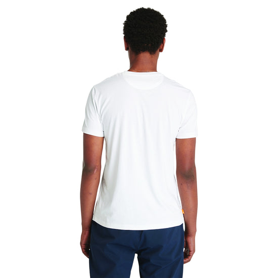 T-shirt Uomo con taschino Dunstan River Bianco