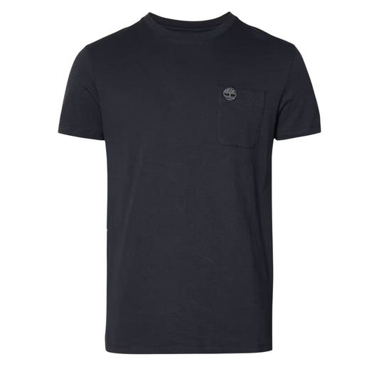 T-shirt Uomo con taschino Dunstan River Nero