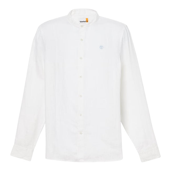 Camicia Uomo Mill Brook in Lino Bianco