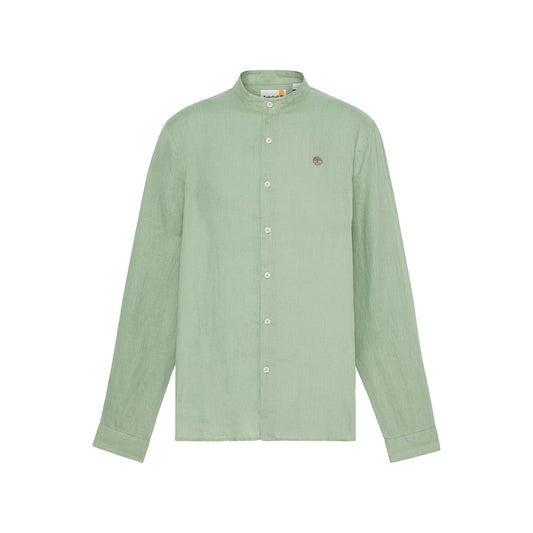 Camicia Uomo Mill Brook in Lino Verde