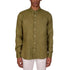 Camicia Uomo in Lino Mill Brook Verde Oliva