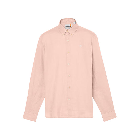 Camicia Uomo in Lino Mill Brook Rosa