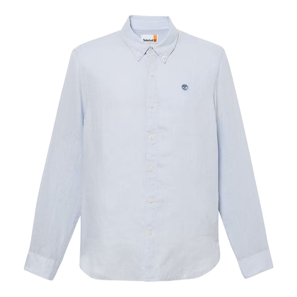 Camicia Uomo in lino Mill Brook Grigio