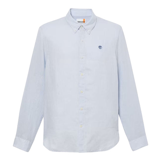 Camicia Uomo in lino Mill Brook Grigio