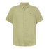 Camicia Uomo Mill Brook a manica corta in lino Verde chiaro