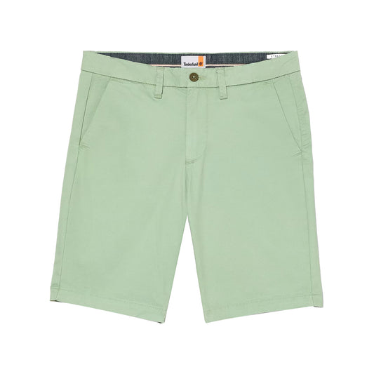 Shorts Chino Uomo in Twill Claremont Verde chiaro