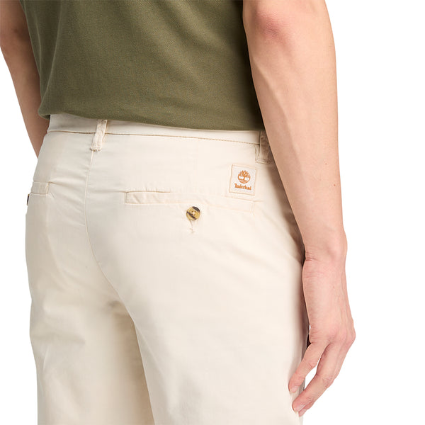 Bermuda Chino Uomo in Twill Claremont bianco
