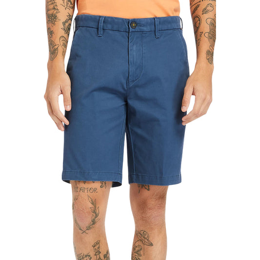 Bermuda Chino Uomo in Twill Claremont blu