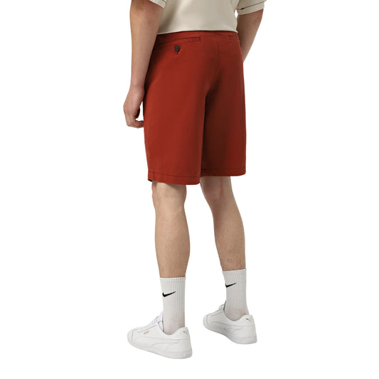 Shorts Chino Uomo in Twill Claremont Rosso modello retro