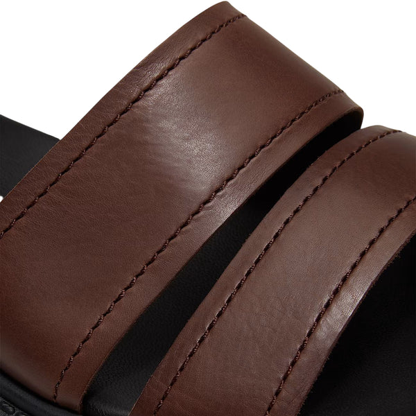 Sandalo Donna Stone Street con plateau Marrone scuro dettaglio