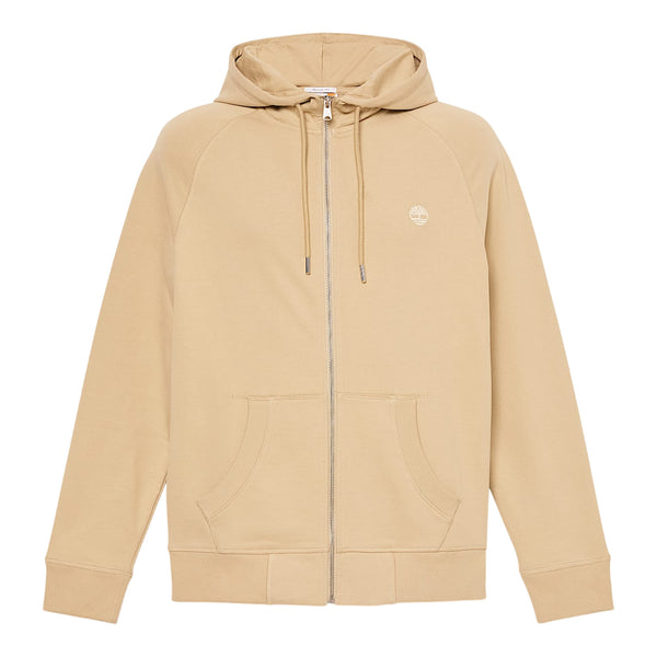 Felpa Exeter River da Uomo Beige con Zip