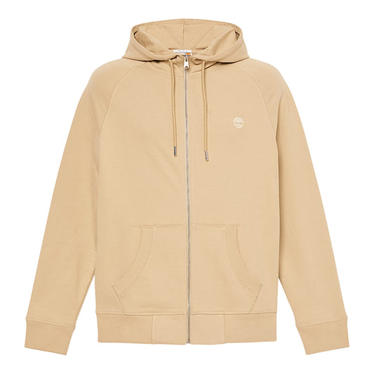 Felpa Exeter River da Uomo Beige con Zip