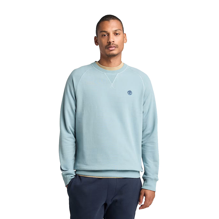 Exeter River Light Blue Loopback Crewneck Sweatshirt