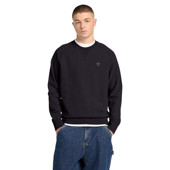 Felpa Girocollo Exeter River da Uomo Nera