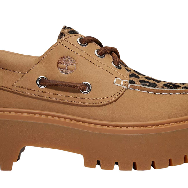 Scarpe da Barca Donna con plateau e dettagli animalier dettaglio