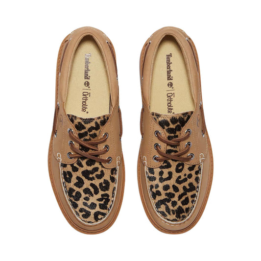 Scarpe da Barca Donna con plateau e dettagli animalier
