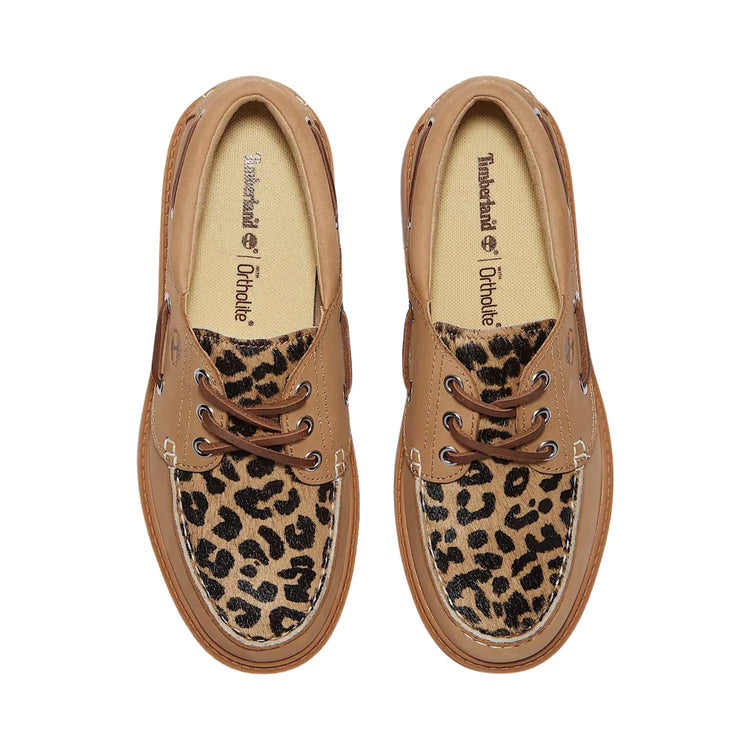 Scarpe da Barca Donna con plateau e dettagli animalier