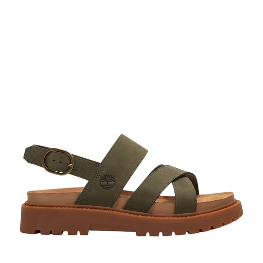 Sandalo Donna Clairemont Way Verde scuro