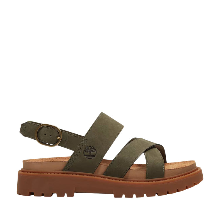 Sandalo Donna Clairemont Way Verde scuro