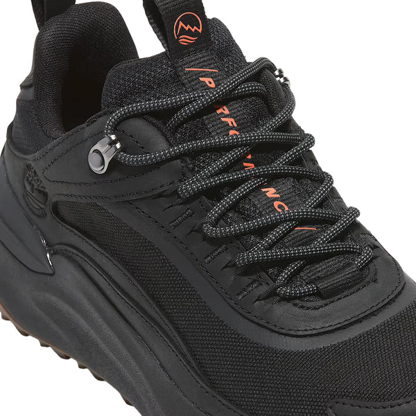 Sneakers Donna Motion Access impermeabili Nero dettaglio lacci