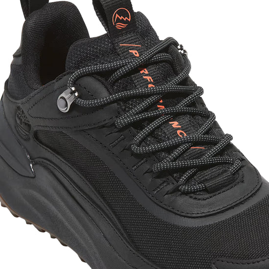 Sneakers Donna Motion Access impermeabili Nero dettaglio lacci