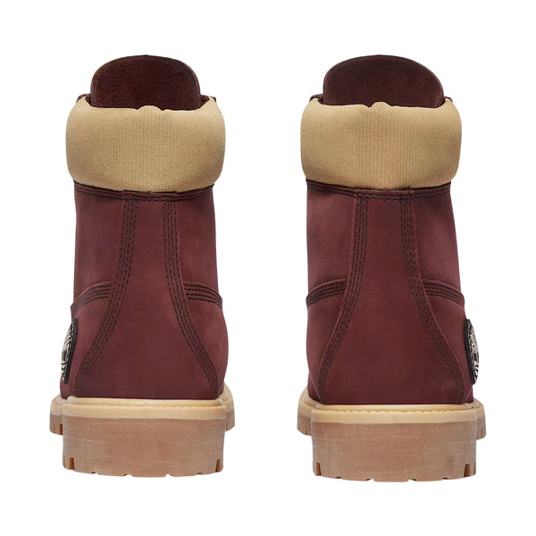 Stivali Uomo Premium 6-Inch impermeabili Bordeaux retro
