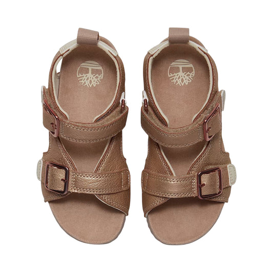 Sandalo Castle Island con Cinturino Posteriore da Bambino in oro rosa