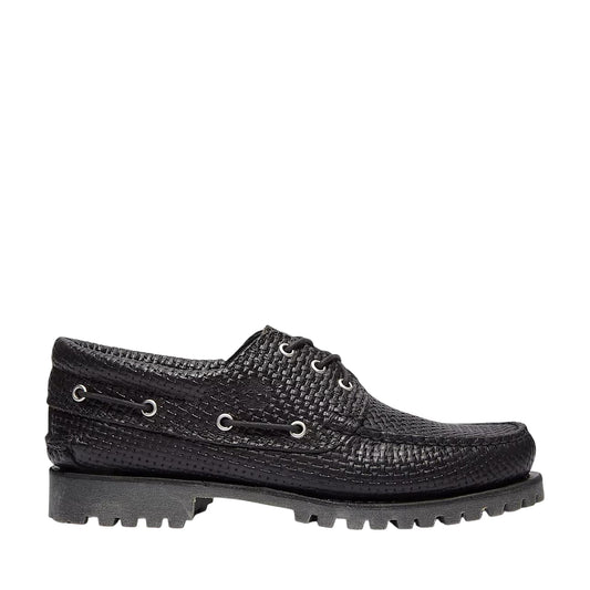 Mocassino Uomo Authentic 3-Eye Lug Handsewn Nero