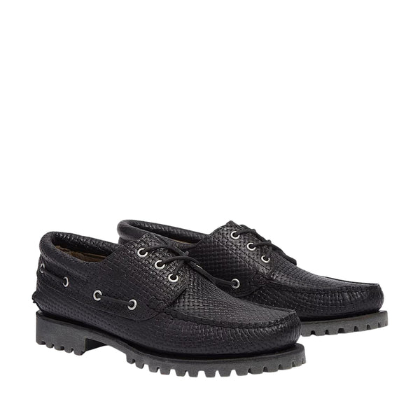Mocassino Uomo Authentic 3-Eye Lug Handsewn Nero