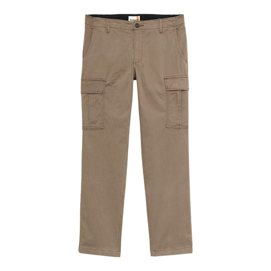 Pantaloni Cargo Uomo in Twill Brookline Marrone