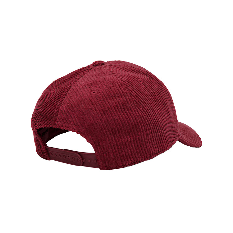 Cappello Uomo in Velluto a coste Rosso retro