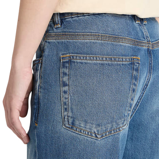 Pantaloni Donna a gamba dritta in Denim  dettaglio retro