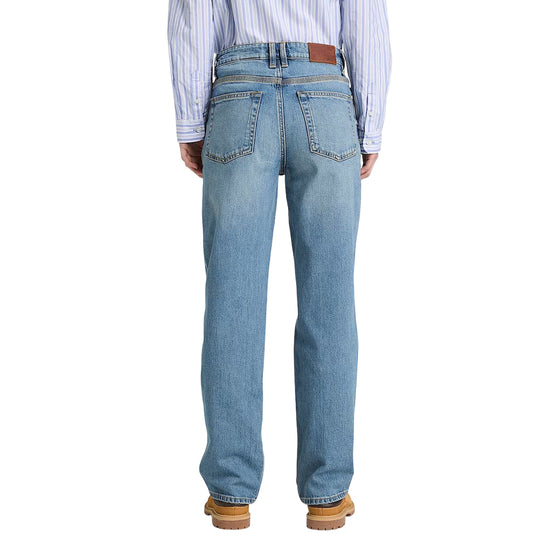 Pantaloni in denim a gamba dritta da donna