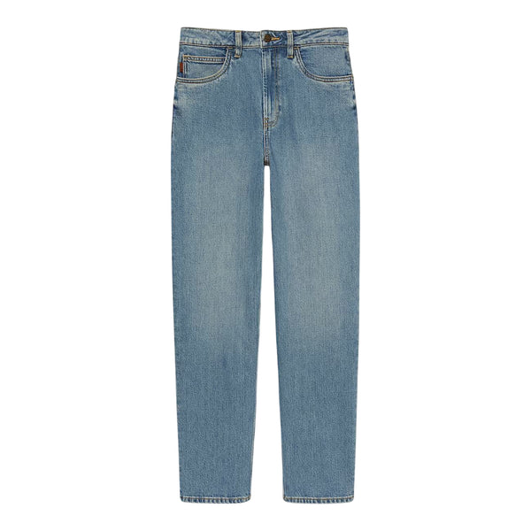 Pantaloni in denim a gamba dritta da donna