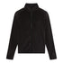 Giacca Uomo in pile nero con zip